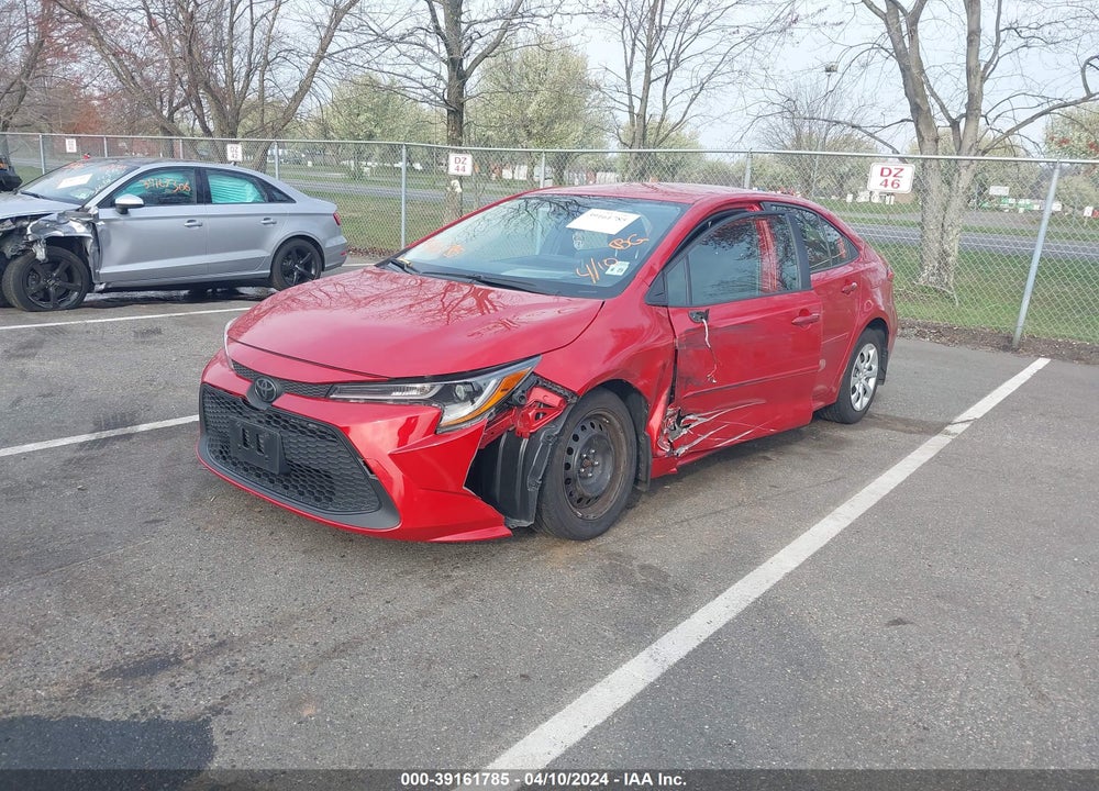 2020 TOYOTA COROLLA VIN: JTDEPRAE9LJ111645