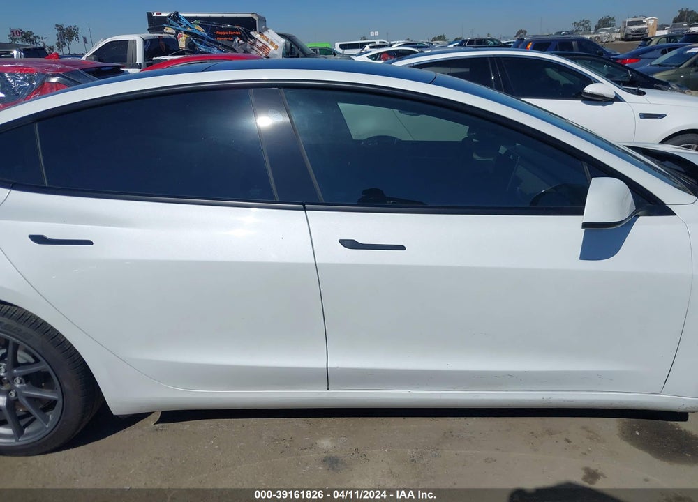 2022 TESLA MODEL 3 LONG RANGE DUAL MOTOR ALL-WHEEL DRIVE VIN: 5YJ3E1EBXNF221693