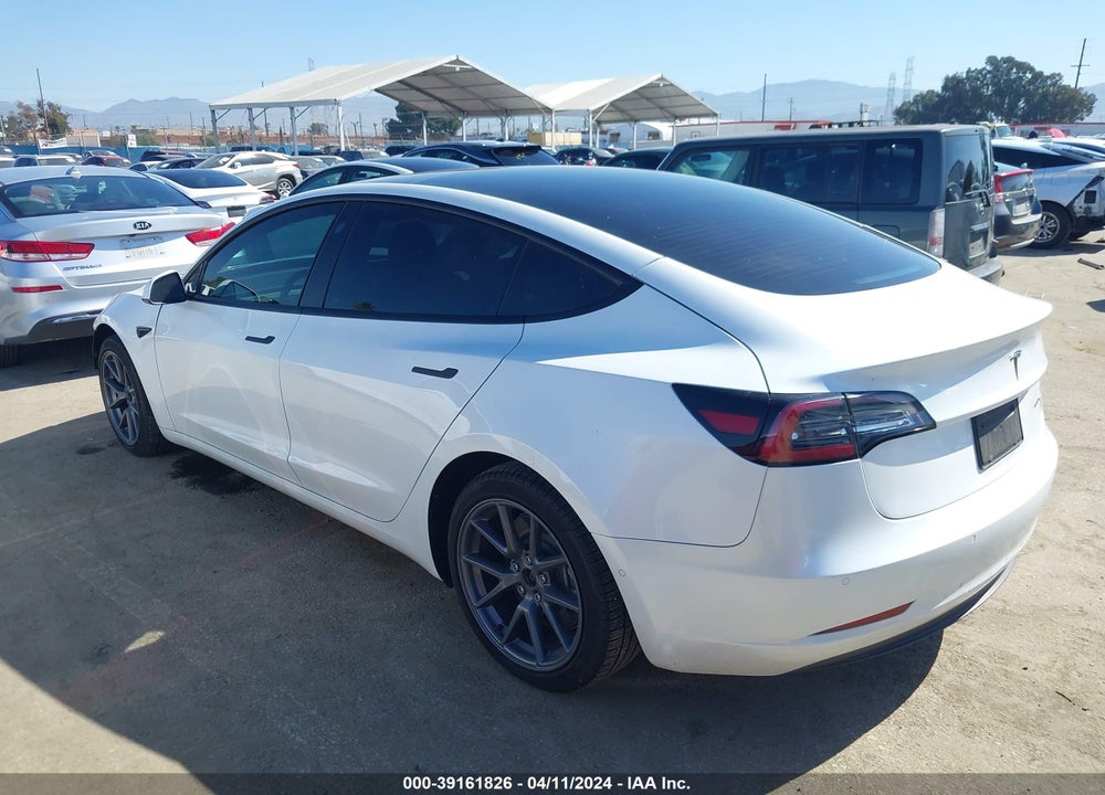 2022 TESLA MODEL 3 LONG RANGE DUAL MOTOR ALL-WHEEL DRIVE VIN: 5YJ3E1EBXNF221693