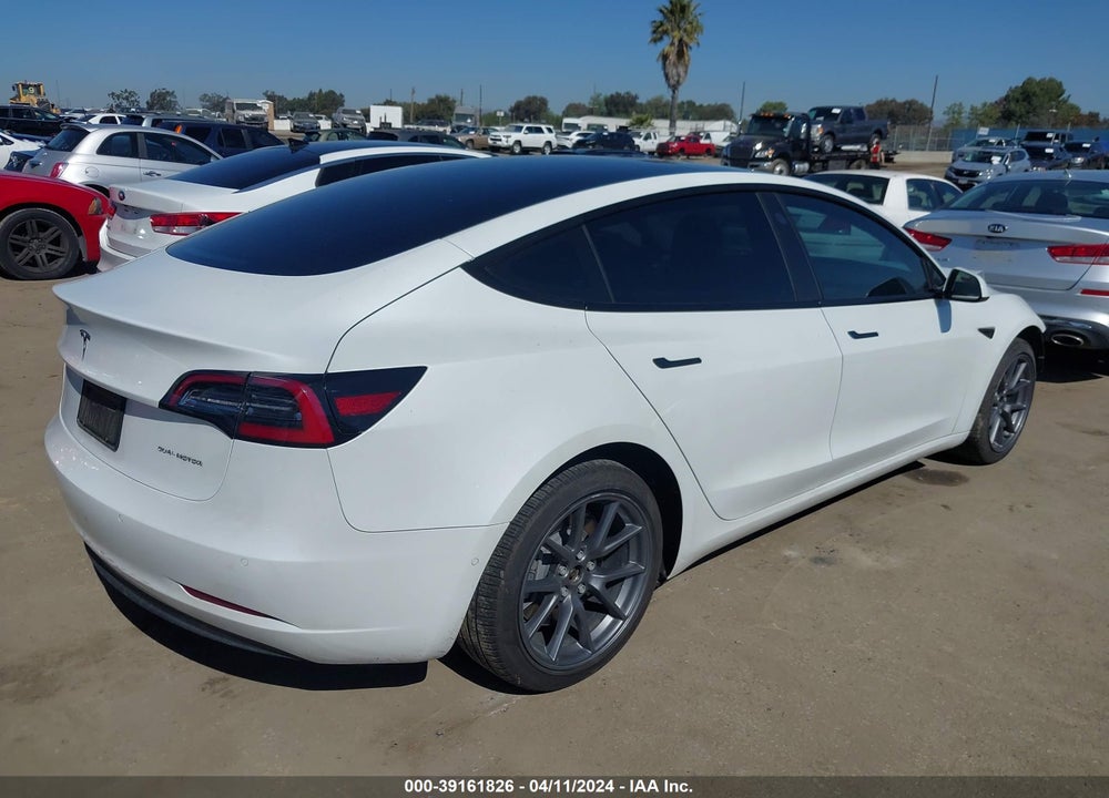 2022 TESLA MODEL 3 LONG RANGE DUAL MOTOR ALL-WHEEL DRIVE VIN: 5YJ3E1EBXNF221693