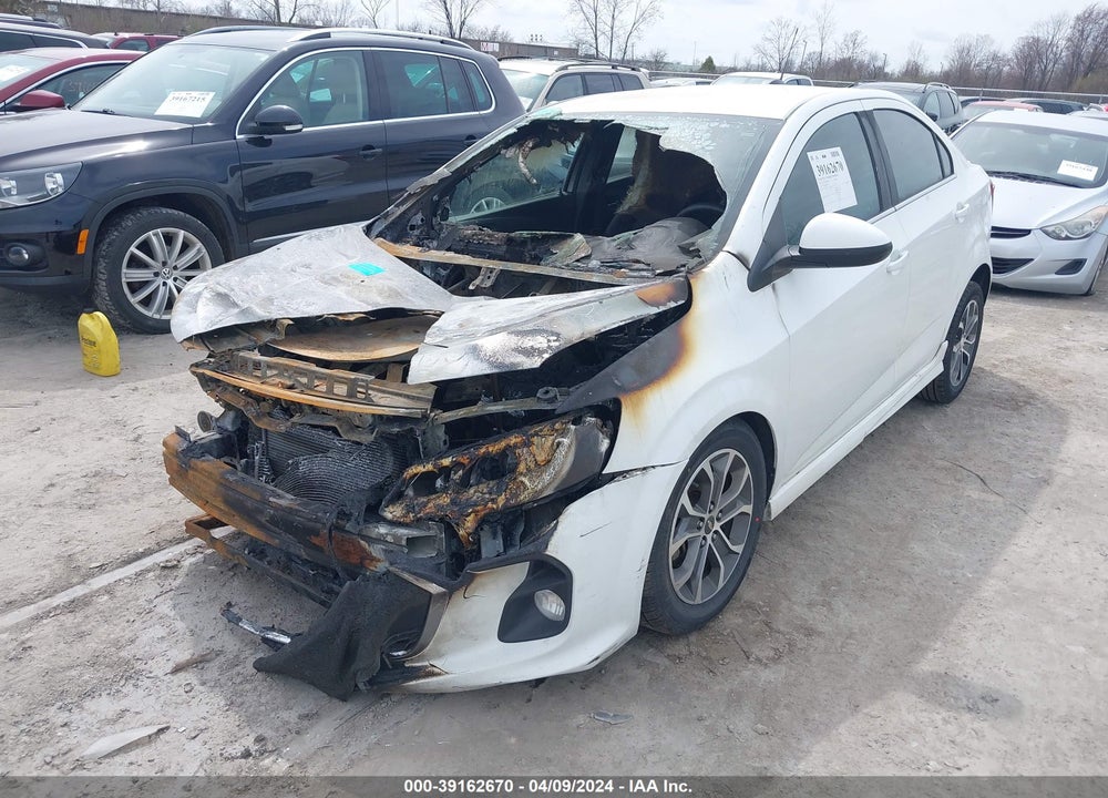 2017 CHEVROLET SONIC LT AUTO VIN: 1G1JD5SH6H4145372
