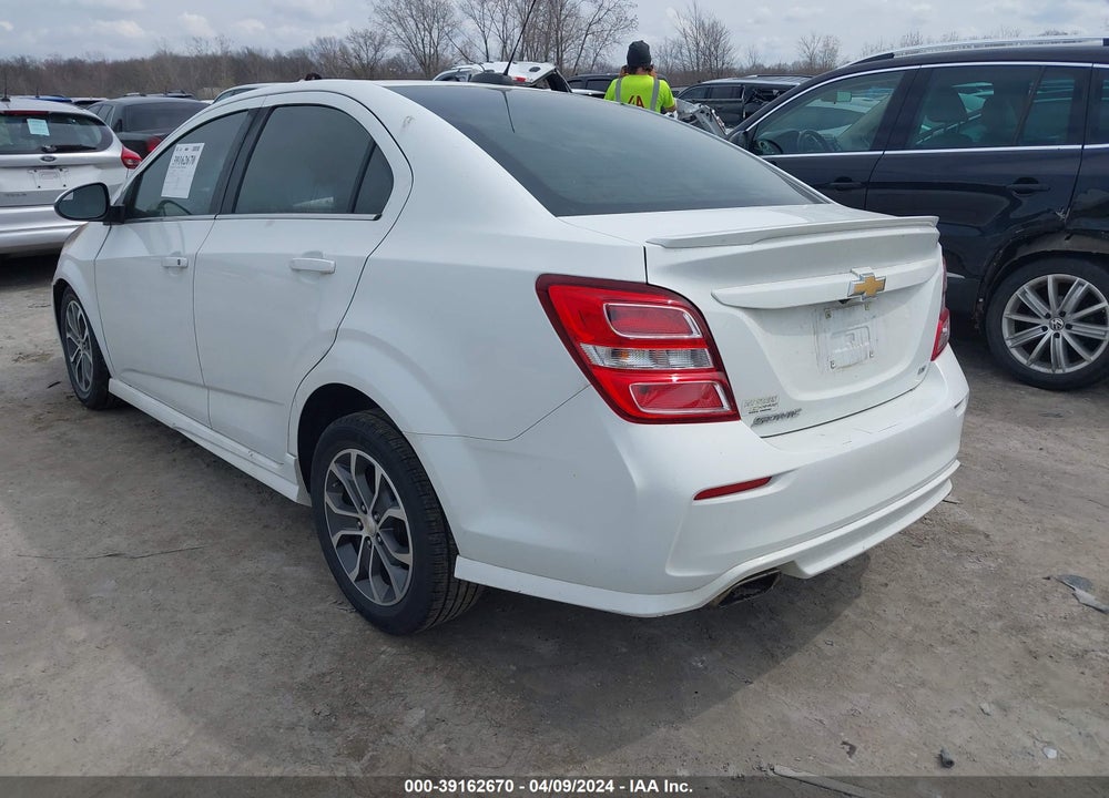 2017 CHEVROLET SONIC LT AUTO VIN: 1G1JD5SH6H4145372