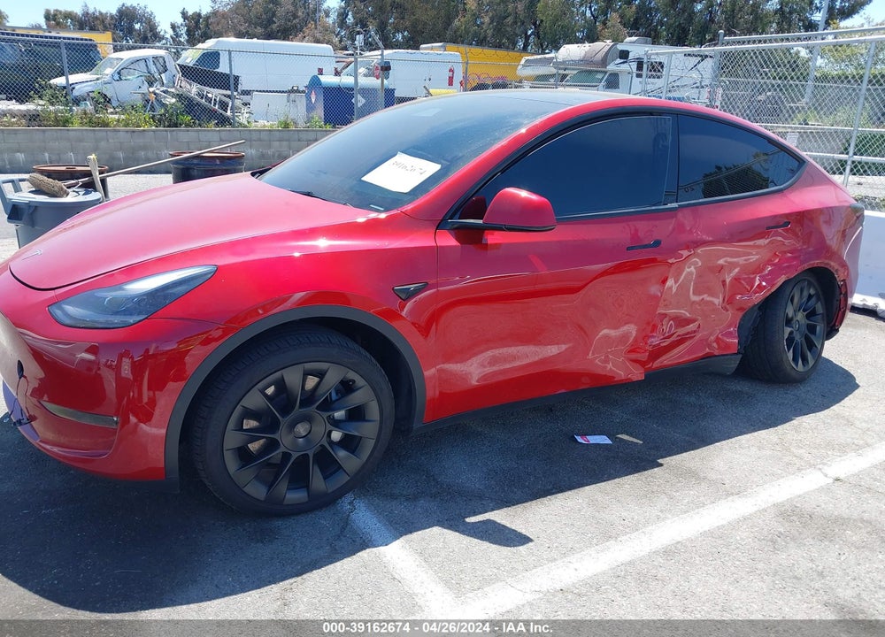 2023 TESLA MODEL Y AWD/LONG RANGE DUAL MOTOR ALL-WHEEL DRIVE VIN: 7SAYGDEE9PA180584