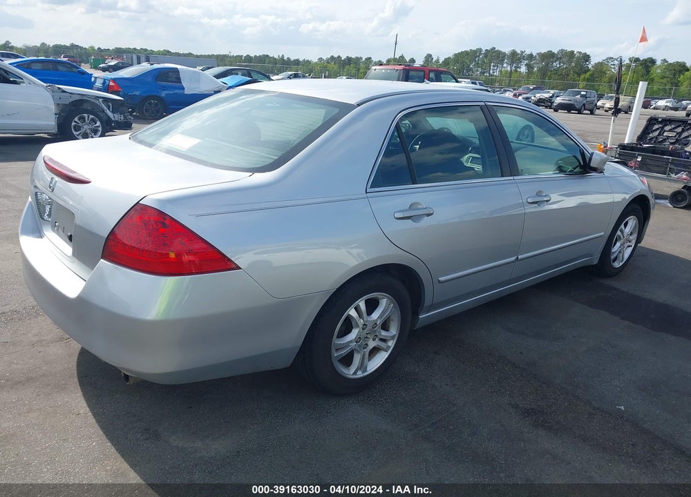 2007 HONDA ACCORD 2.4 SE VIN: 1HGCM56357A223771