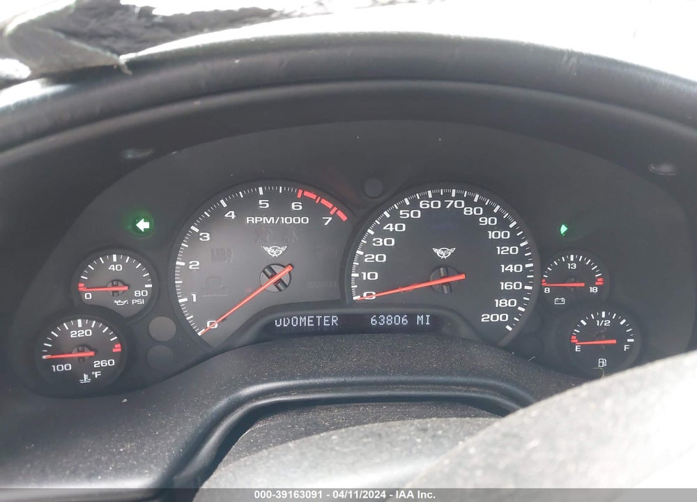 2004 CHEVROLET CORVETTE VIN: 1G1YY22G945105347