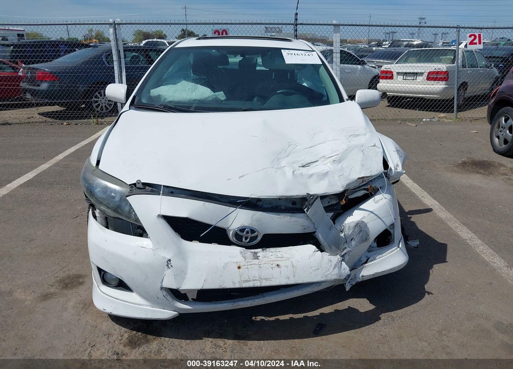 2009 TOYOTA COROLLA S VIN: 2T1BU40E89C124746