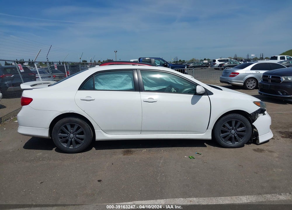 2009 TOYOTA COROLLA S VIN: 2T1BU40E89C124746