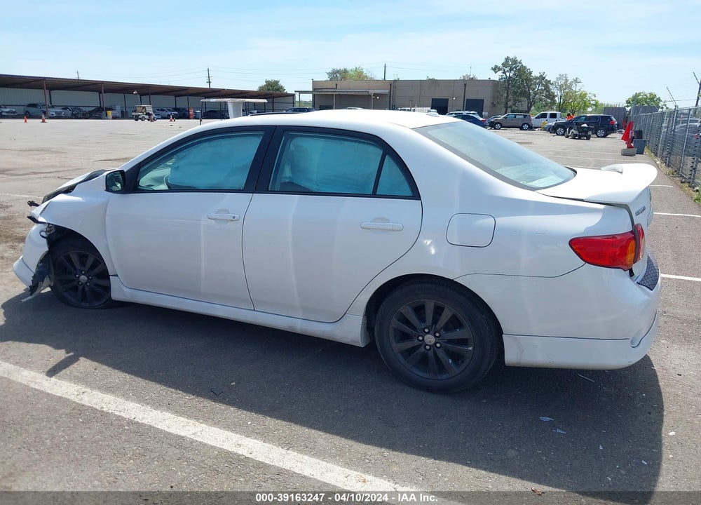 2009 TOYOTA COROLLA S VIN: 2T1BU40E89C124746