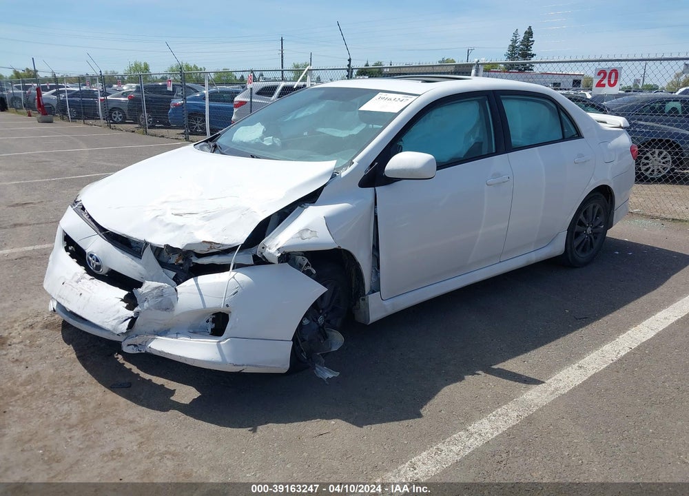 2009 TOYOTA COROLLA S VIN: 2T1BU40E89C124746