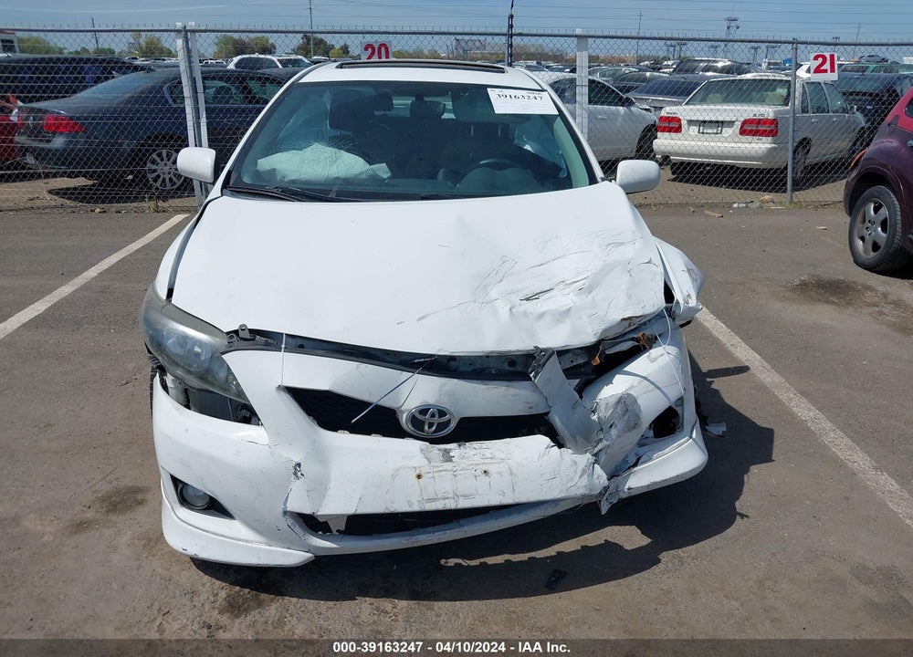2009 TOYOTA COROLLA S VIN: 2T1BU40E89C124746