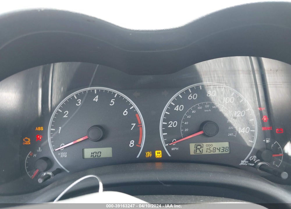 2009 TOYOTA COROLLA S VIN: 2T1BU40E89C124746