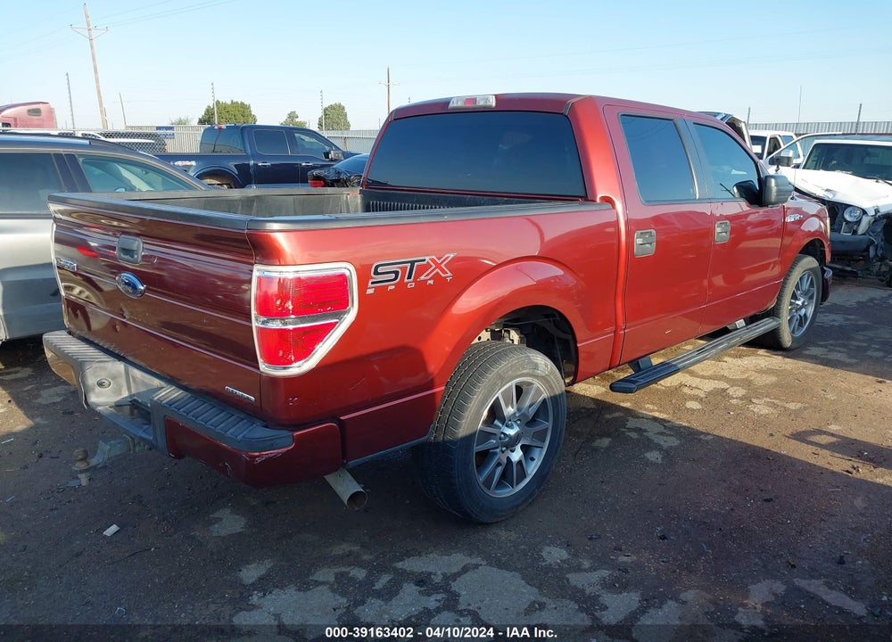 2014 FORD F-150 STX VIN: 1FTFW1CF6EKD51165