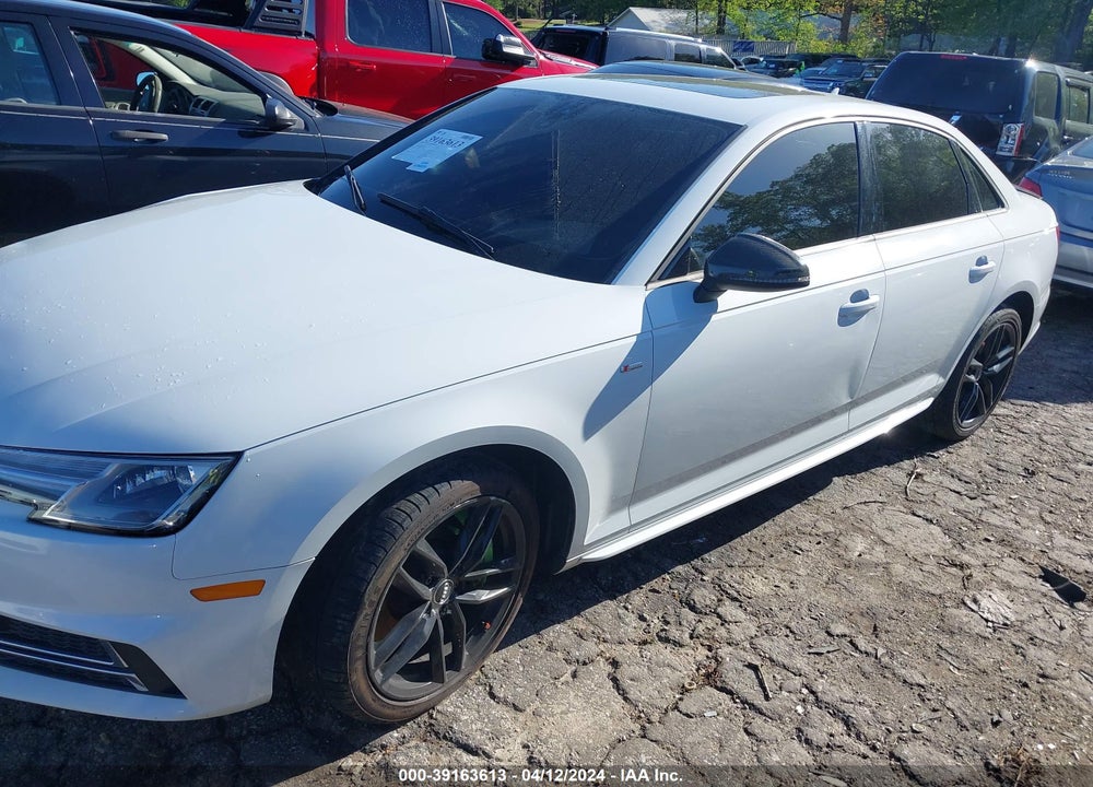 2017 AUDI A4 2.0T SEASON OF  PREMIUM VIN: WAUDNAF45HN056921