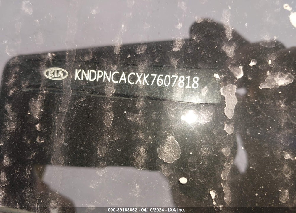 2019 KIA SPORTAGE EX VIN: KNDPNCACXK7607818