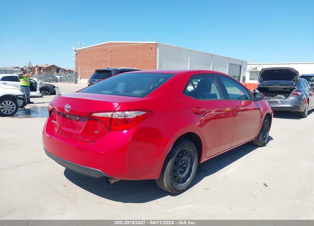 2017 TOYOTA COROLLA L/LE/XLE/SE/XSE VIN: 5YFBURHE6HP638076