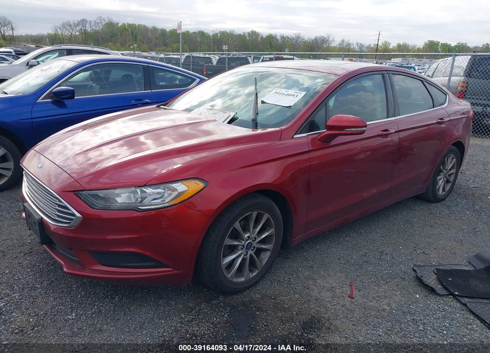 2017 FORD FUSION SE VIN: 3FA6P0HD6HR118388