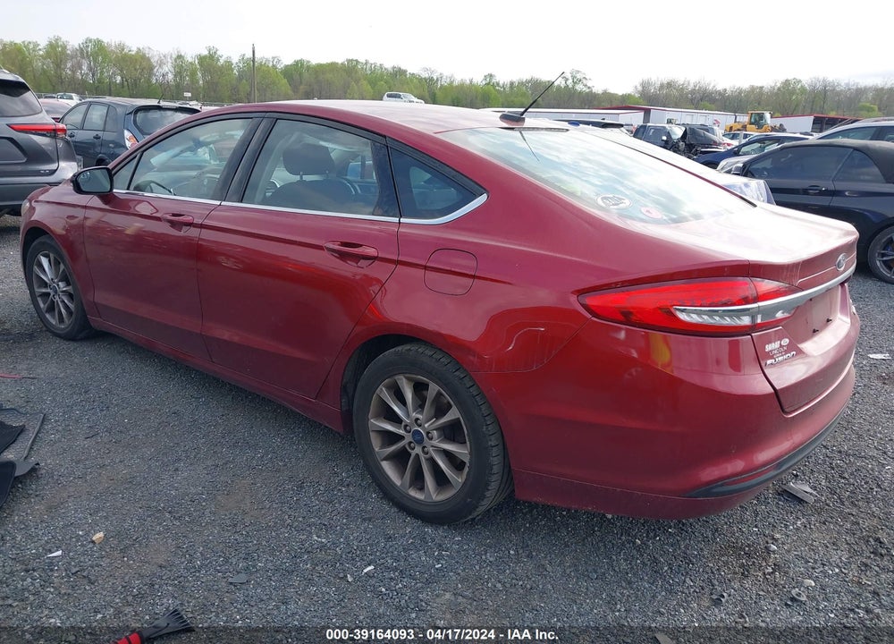 2017 FORD FUSION SE VIN: 3FA6P0HD6HR118388