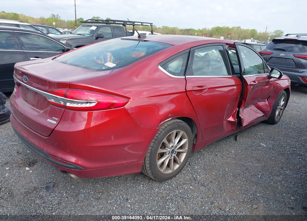 2017 FORD FUSION SE VIN: 3FA6P0HD6HR118388