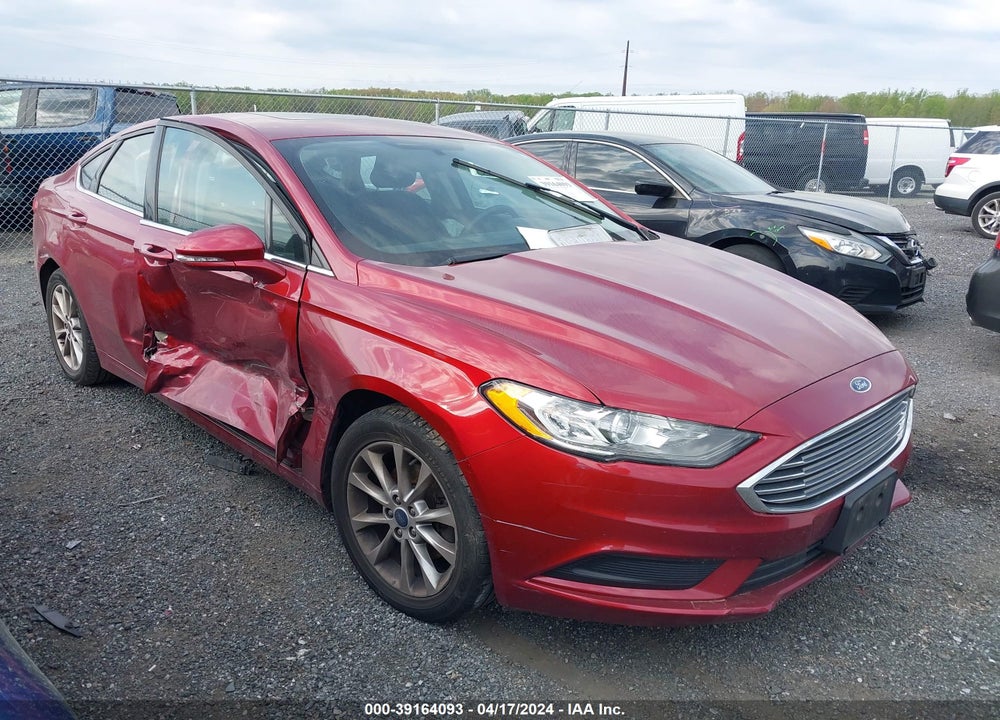 2017 FORD FUSION SE VIN: 3FA6P0HD6HR118388