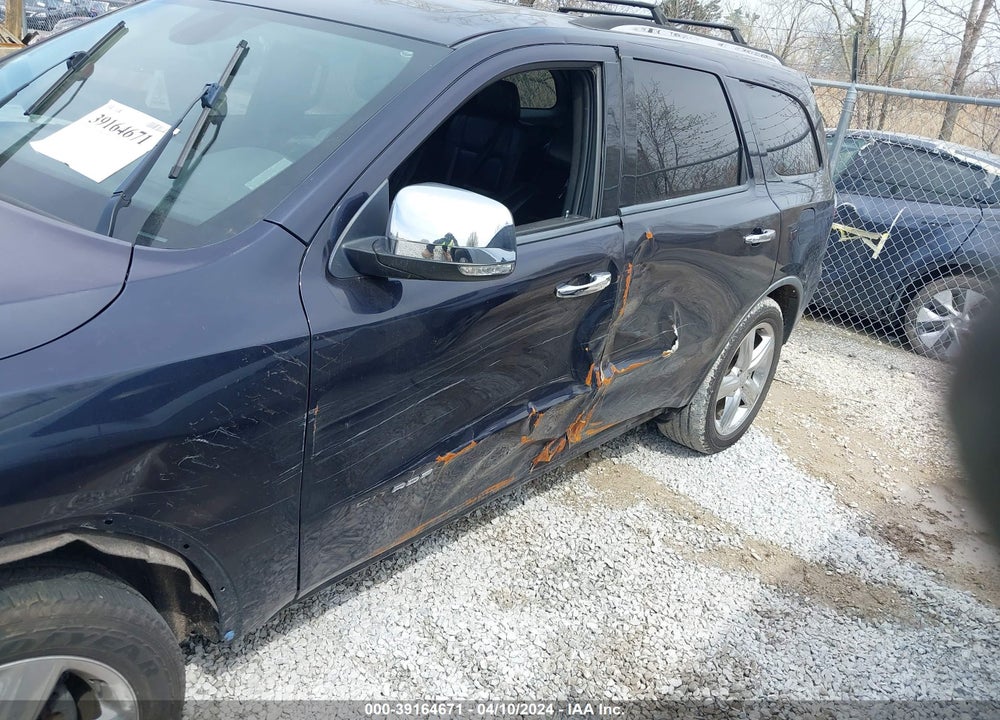 2011 DODGE DURANGO CITADEL VIN: 1D4SD5GT5BC682002
