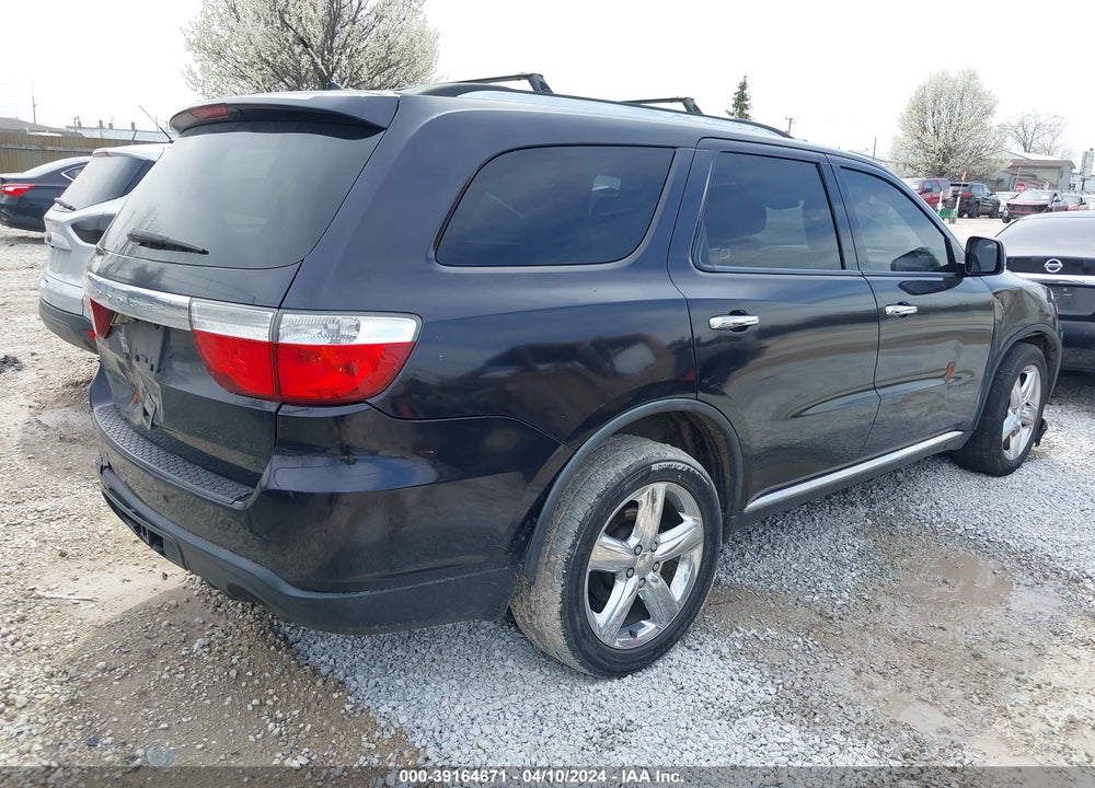 2011 DODGE DURANGO CITADEL VIN: 1D4SD5GT5BC682002