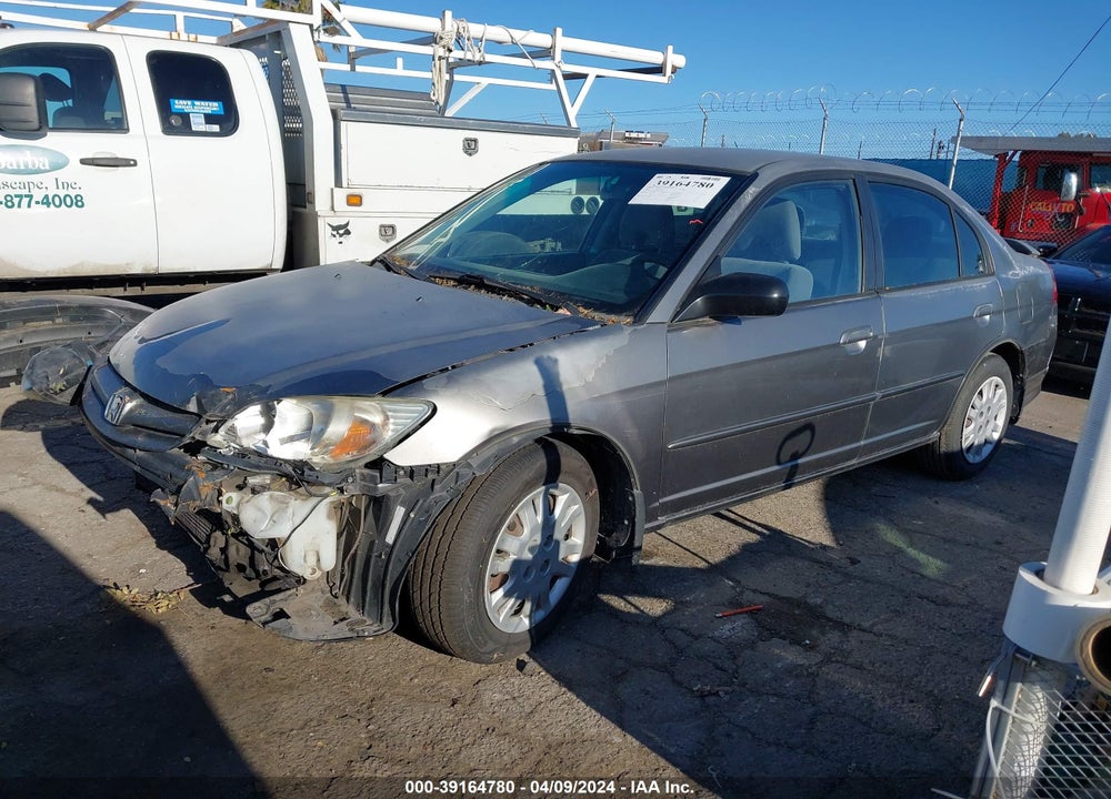 2005 HONDA CIVIC LX VIN: 2HGES16575H633382