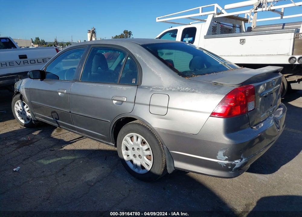 2005 HONDA CIVIC LX VIN: 2HGES16575H633382