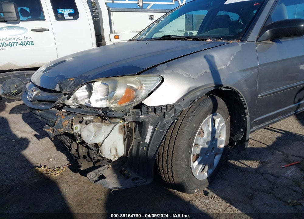 2005 HONDA CIVIC LX VIN: 2HGES16575H633382