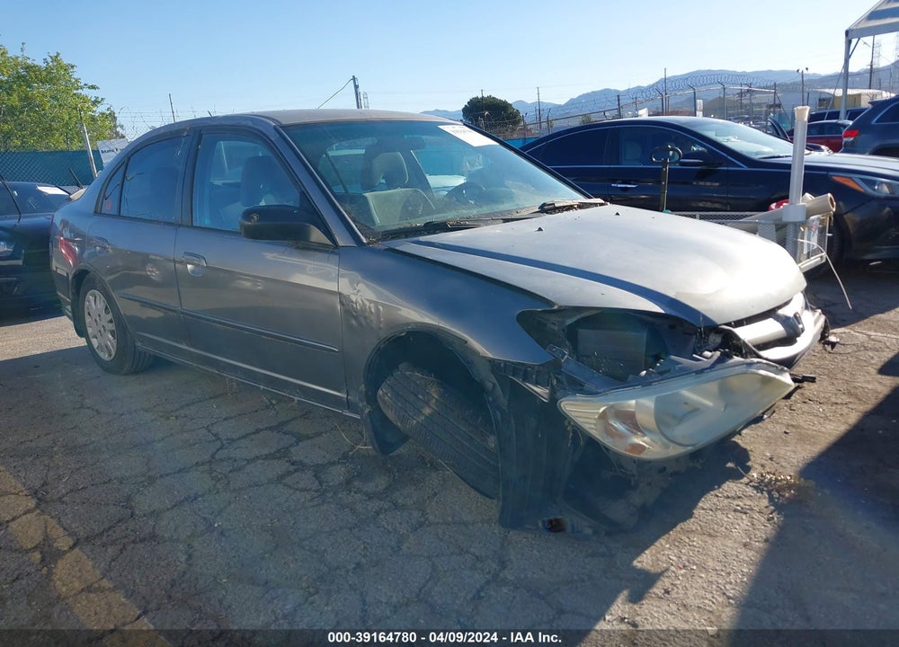 2005 HONDA CIVIC LX VIN: 2HGES16575H633382