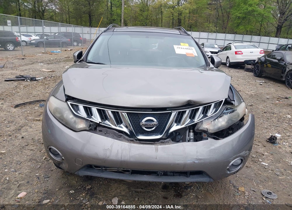 2010 NISSAN MURANO VIN: JN8AZ1MU9AW018593