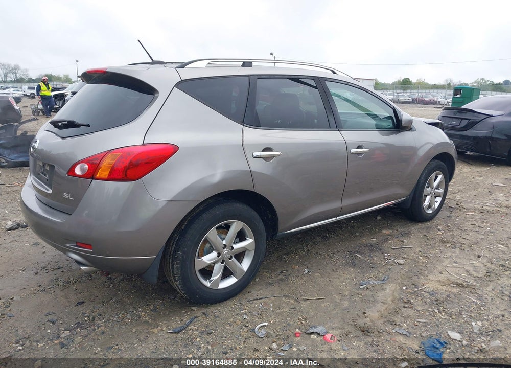 2010 NISSAN MURANO VIN: JN8AZ1MU9AW018593