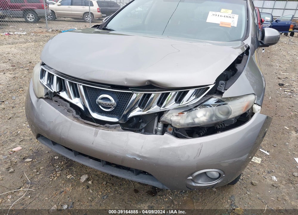 2010 NISSAN MURANO VIN: JN8AZ1MU9AW018593