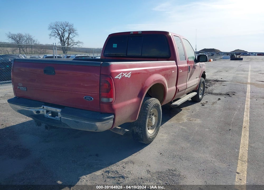 2001 FORD F-250 LARIAT/XL/XLT VIN: 1FTNX21F41EB89160