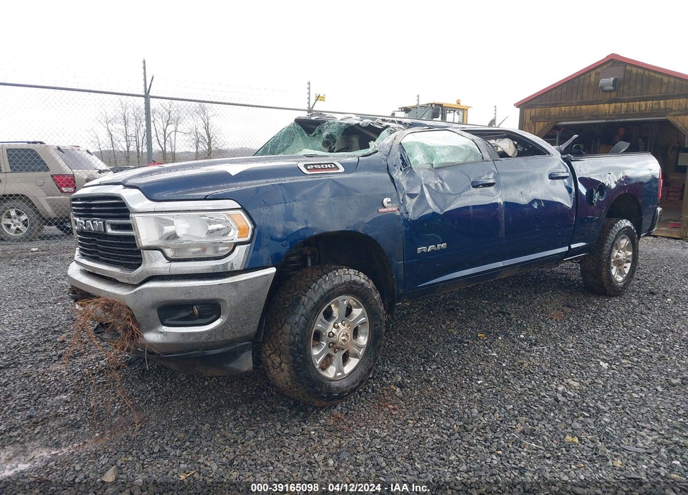 2021 RAM 2500 BIG HORN 4X4 6'4 BOX VIN: 3C6UR5DL9MG695998