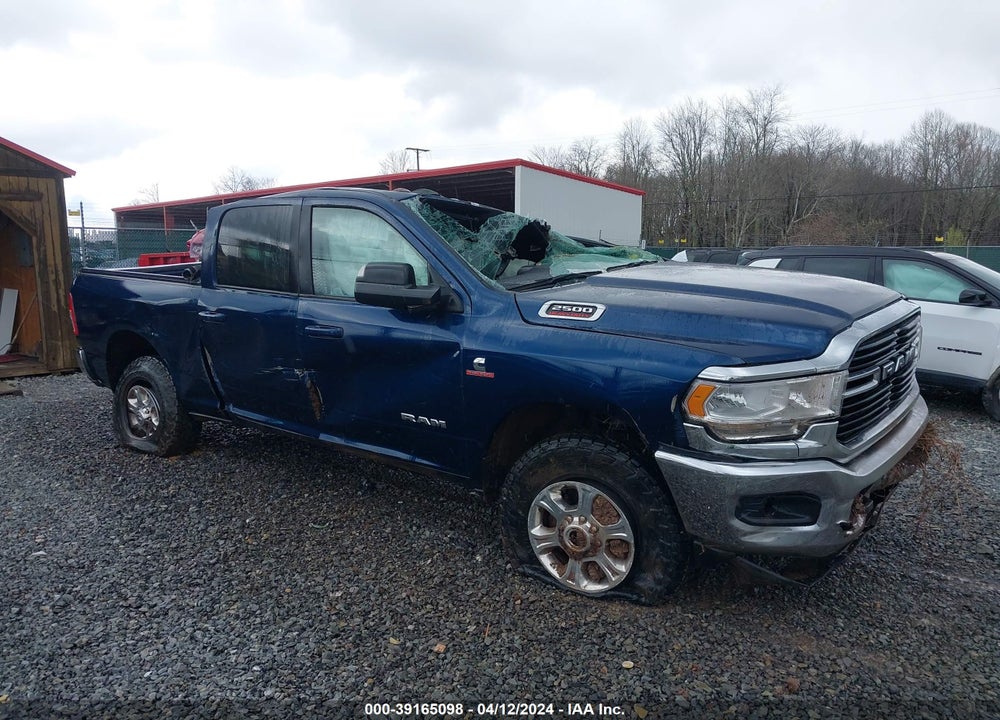 2021 RAM 2500 BIG HORN 4X4 6'4 BOX VIN: 3C6UR5DL9MG695998