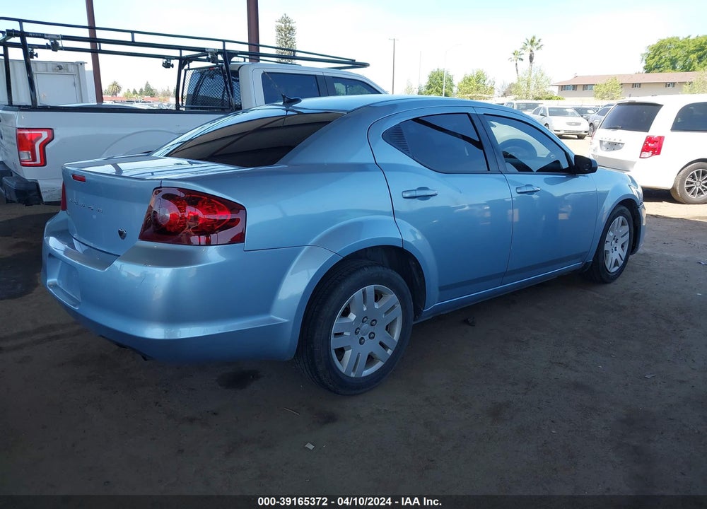2013 DODGE AVENGER SE VIN: 1C3CDZAB6DN729798