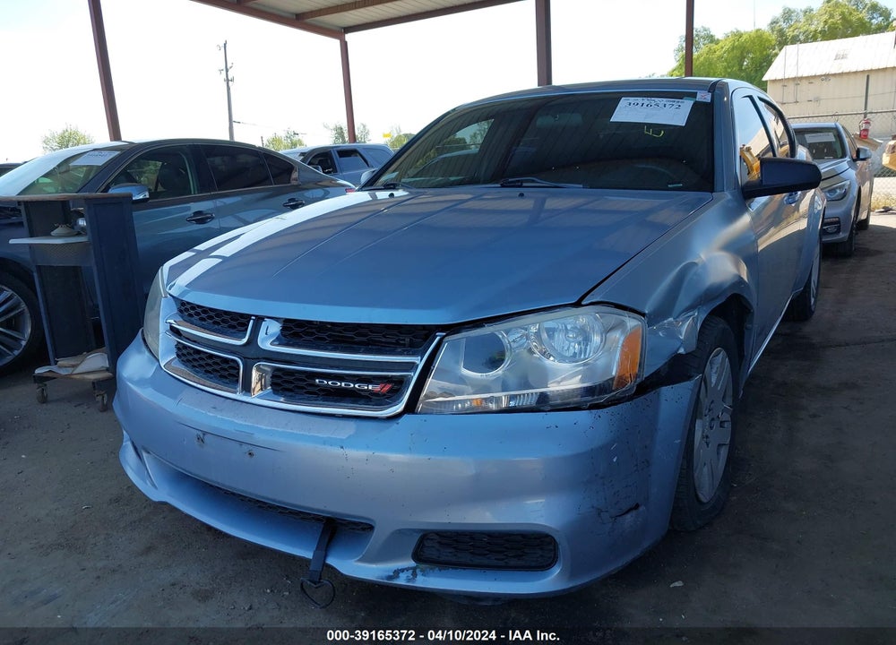 2013 DODGE AVENGER SE VIN: 1C3CDZAB6DN729798
