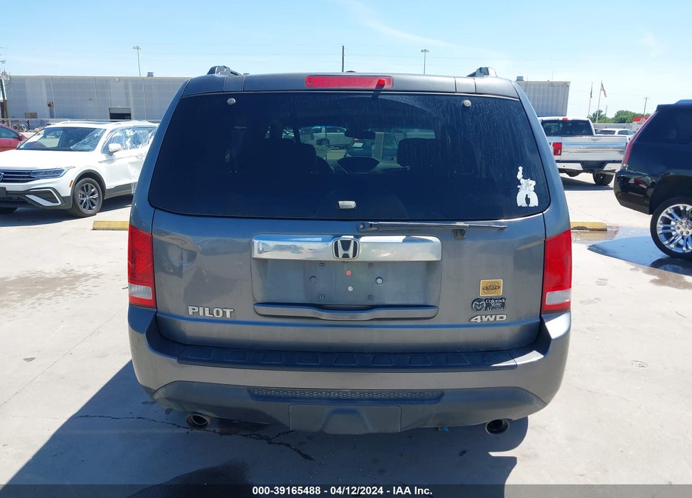 2013 HONDA PILOT EX-L VIN: 5FNYF4H56DB076547
