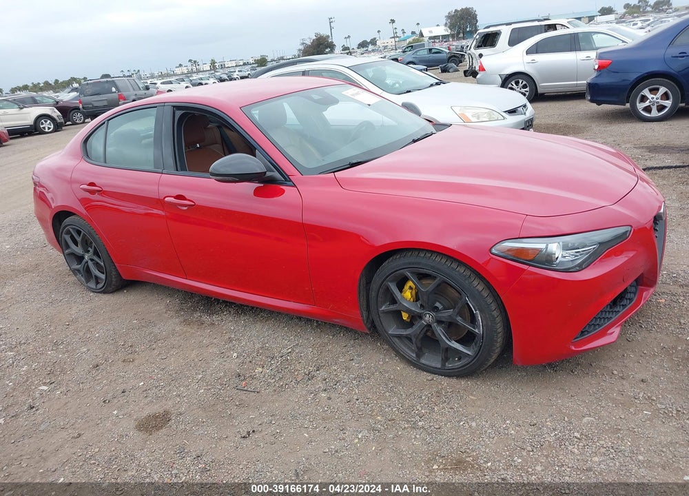 2020 ALFA ROMEO GIULIA VIN: ZARFAMAN5L7632082