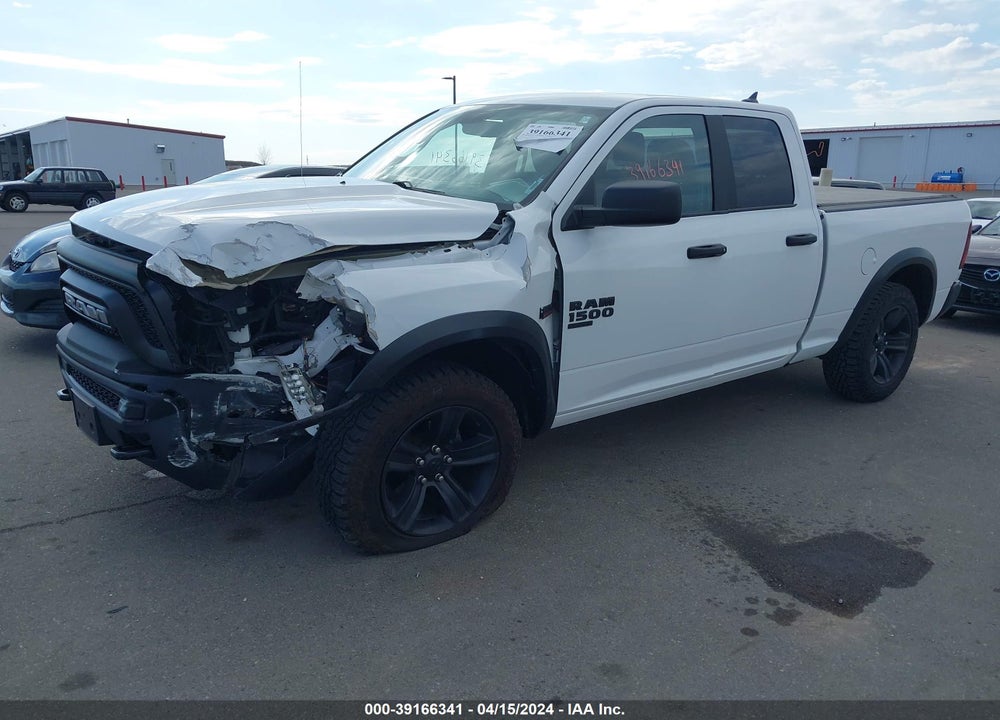 2021 RAM 1500 CLASSIC WARLOCK QUAD CAB 4X4 6'4 BOX VIN: 1C6RR7GT7MS502124