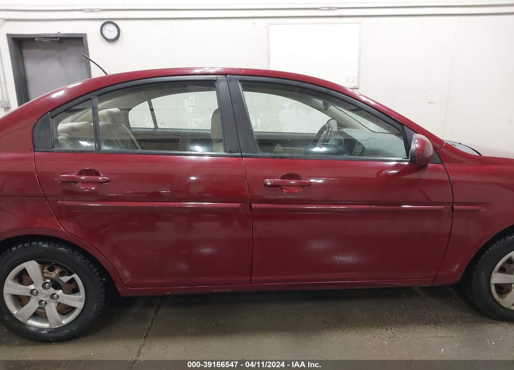 2008 HYUNDAI ACCENT GLS VIN: KMHCN46C98U274725
