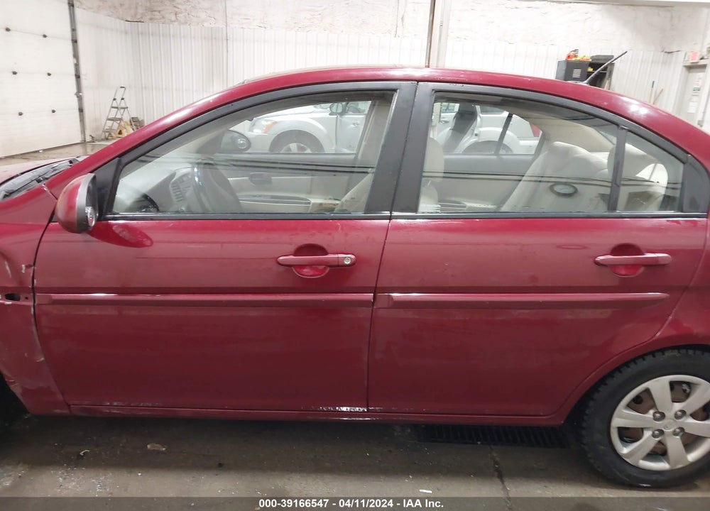 2008 HYUNDAI ACCENT GLS VIN: KMHCN46C98U274725
