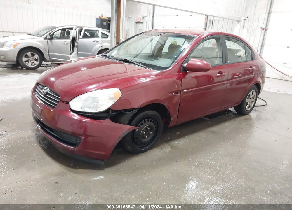 2008 HYUNDAI ACCENT GLS VIN: KMHCN46C98U274725