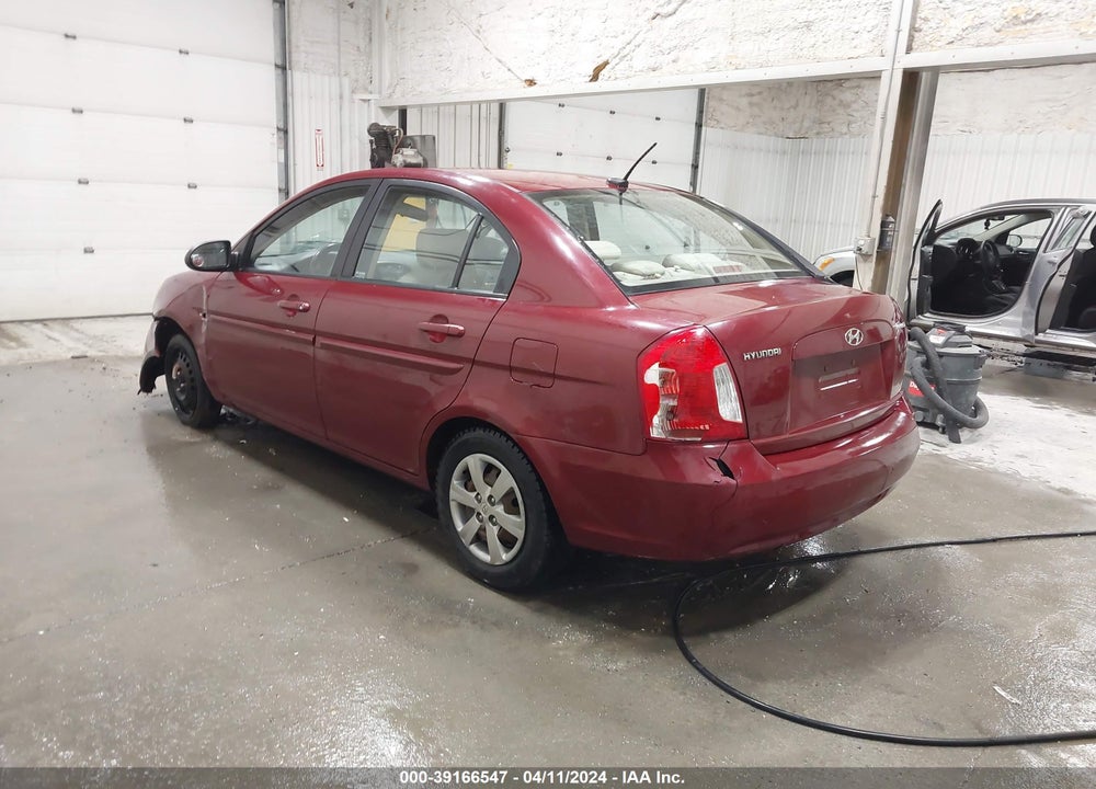 2008 HYUNDAI ACCENT GLS VIN: KMHCN46C98U274725