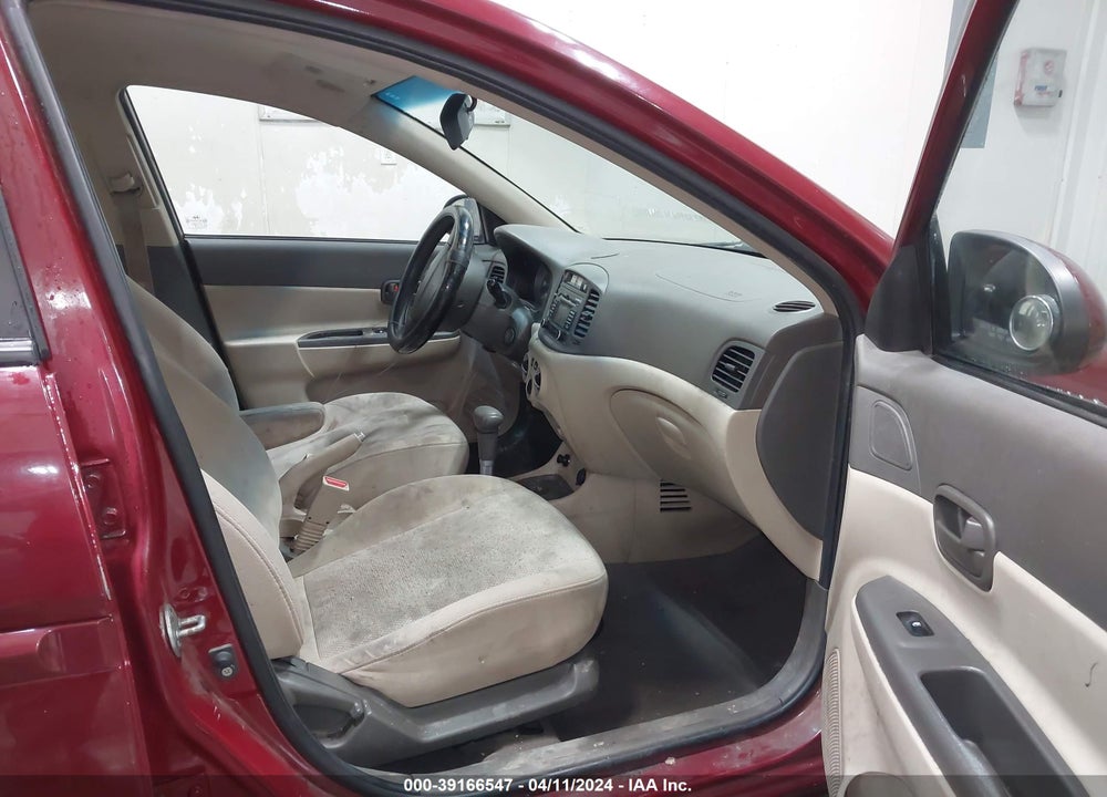 2008 HYUNDAI ACCENT GLS VIN: KMHCN46C98U274725
