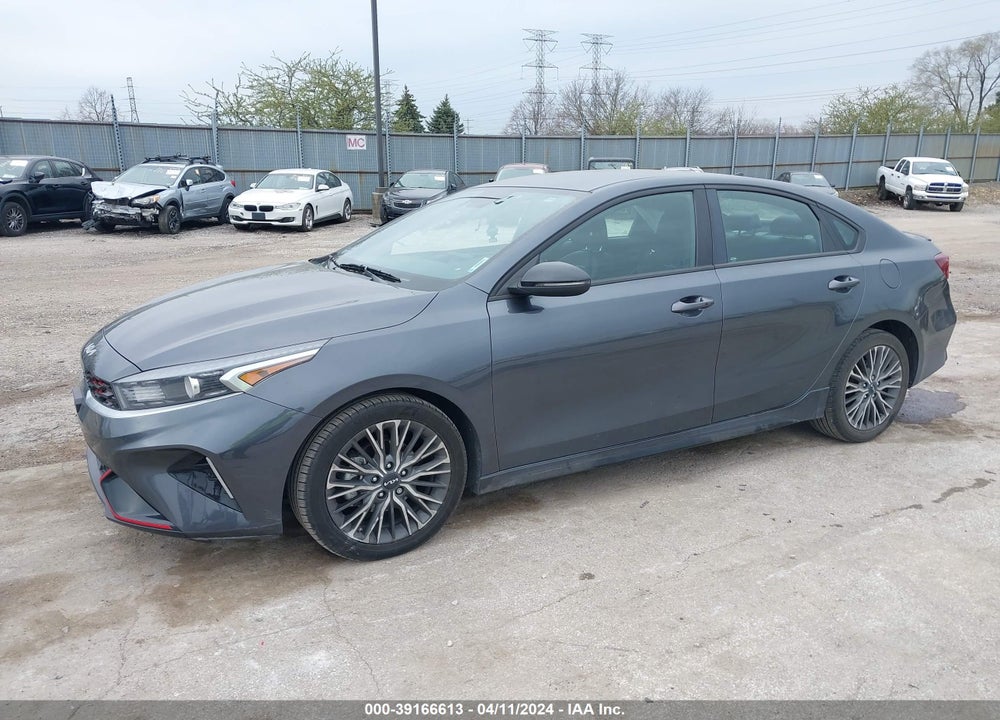 2022 KIA FORTE GT LINE VIN: 3KPF54AD2NE452633