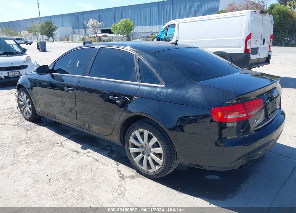 2014 AUDI A4 2.0T PREMIUM VIN: WAUAFAFL3EA046818