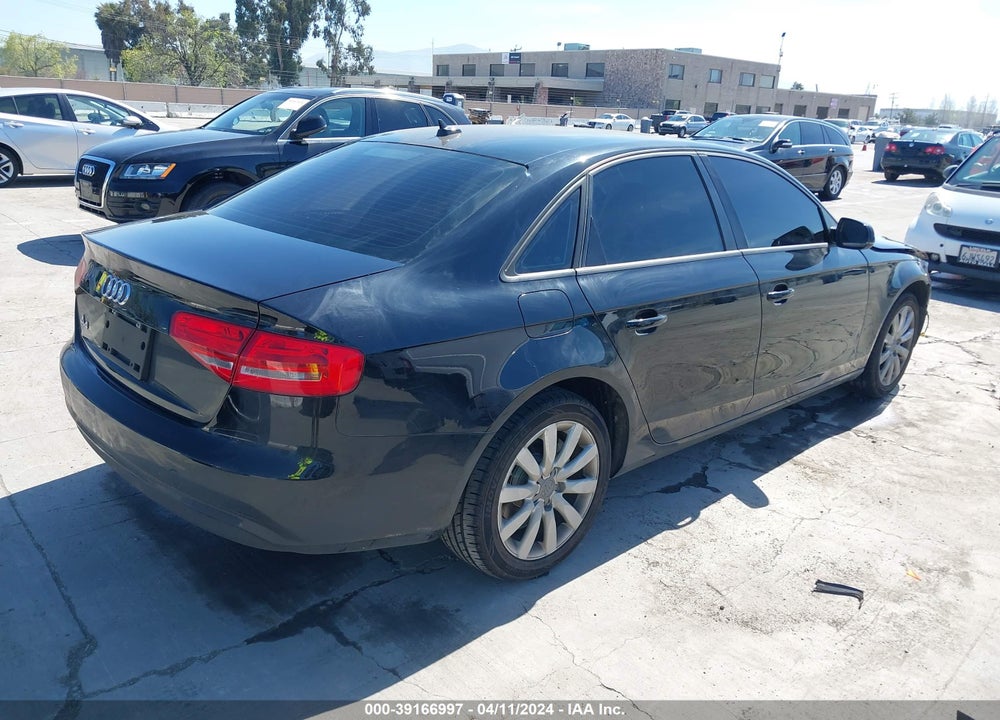 2014 AUDI A4 2.0T PREMIUM VIN: WAUAFAFL3EA046818