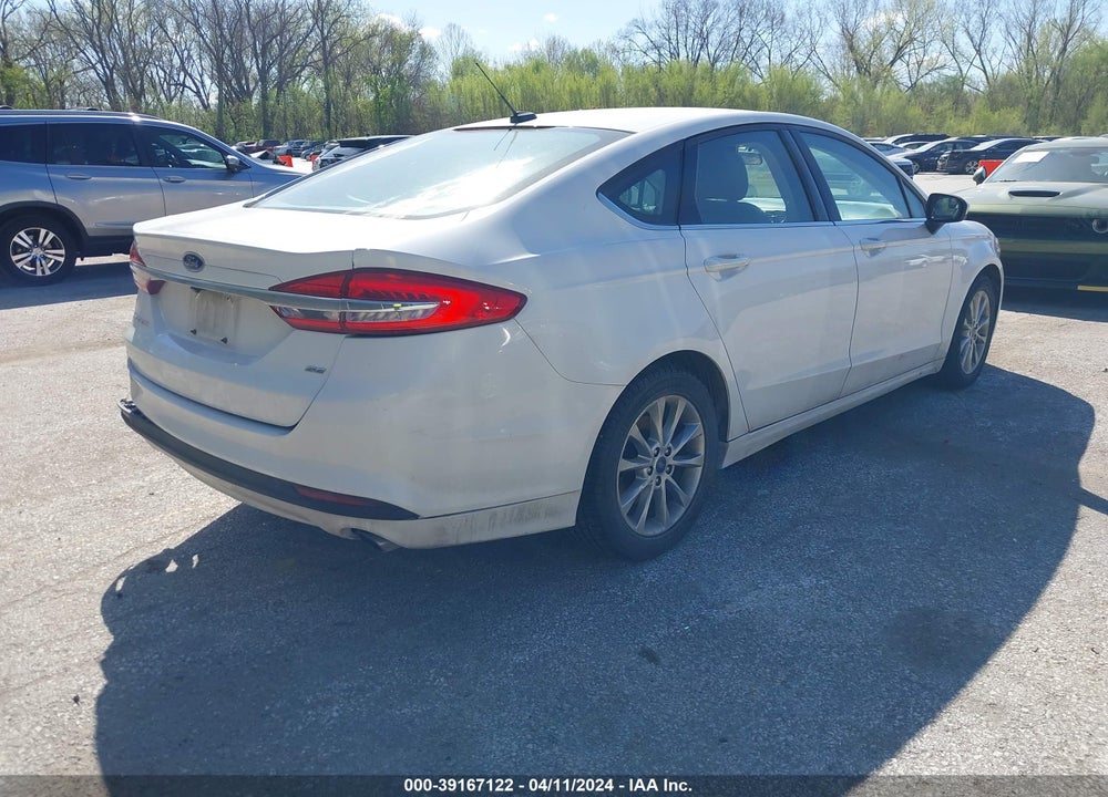 2017 FORD FUSION SE VIN: 3FA6P0H73HR278089
