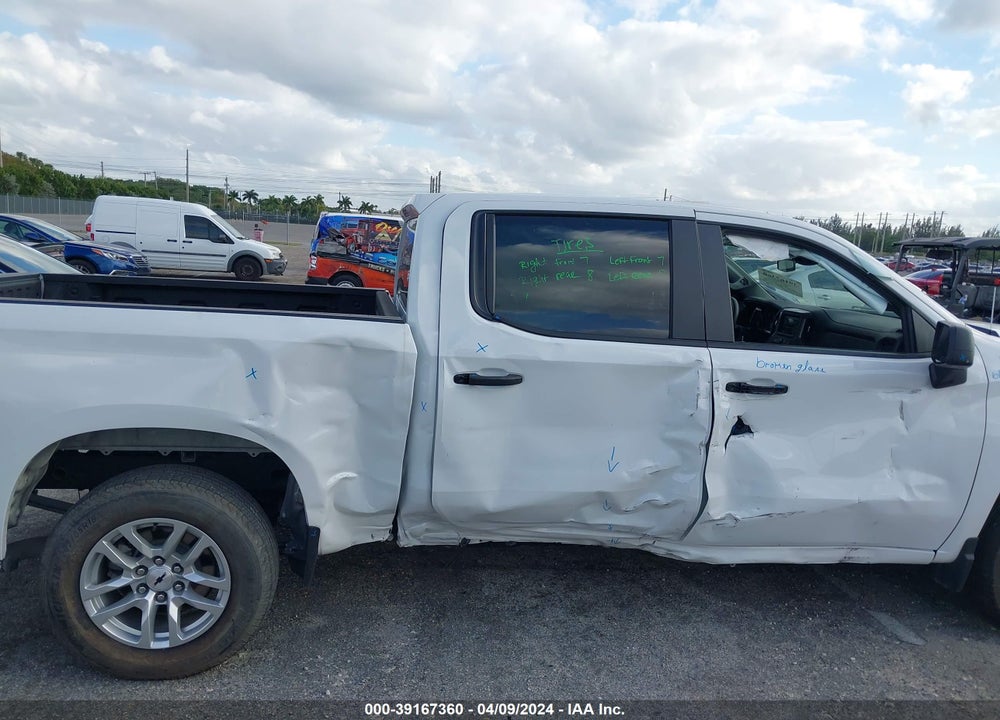 2023 CHEVROLET SILVERADO 1500 2WD SHORT BED CUSTOM VIN: 1GCPABEK6PZ202199
